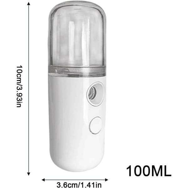 1 klesdamper, 15 sekunders oppvarming, 100 ml tank, bærbar for reise