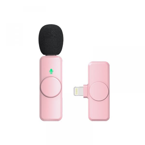 Langaton mikrofoni iPhone iPadille, langaton klipsimikrofoni, langaton rintamikrofoni, langattomat mikrofonit, Plug-Play-mikrofoni