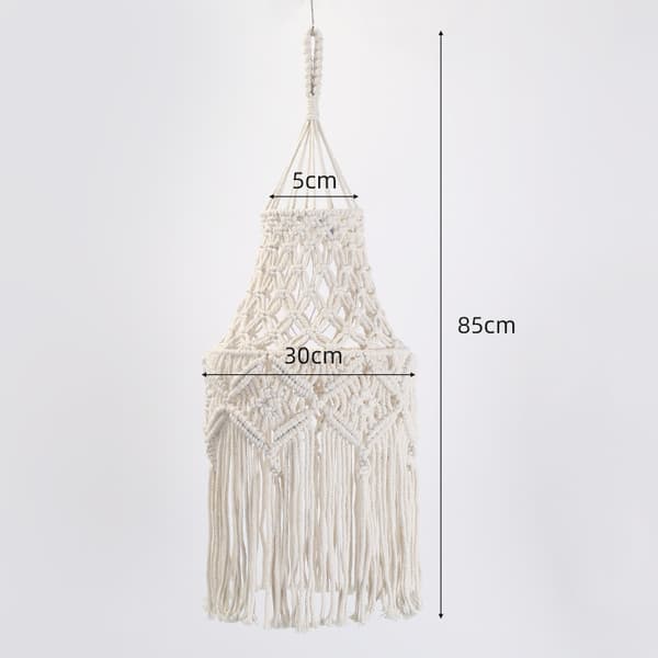 Boho-lampunvarjostin, riippuvalaisimen suojus, kattovalaisin