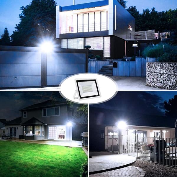 LED-kohdevalo – 50W lämmin valkoinen IP66 vedenpitävä ulkokohdevalo – 10000LM