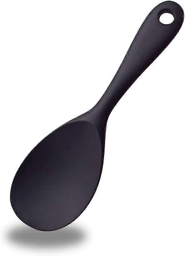 Ris serveringsske, silikone rispagaj, silikone ris ske, non-stick ris ske, køkkenredskab, til ris