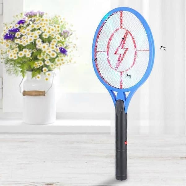 Insektsracket Myggmedel Elektrisk fluga (blå)