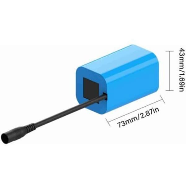 Højtydende udskiftningsbatteri til agnfiskebåde – 7.4V / 12000mAh