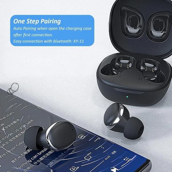 Trådløse øretelefoner - Chronus - Bluetooth 5.3 - HiFi - Touch Control - Sort