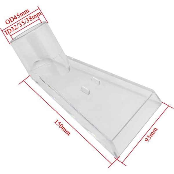 Udsugningsdyse - Pakke med 3 - Robust Plastik - Damprensning - Bil Tæppe Sofa - 32 35 3