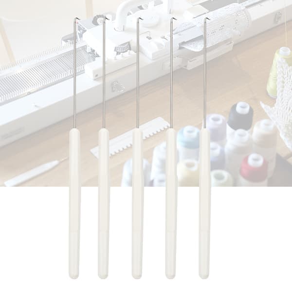kpl neulekoneen virkkuukoukut kahvalla Silver Reed SRP50 SRP60 SRP60N -malleihin