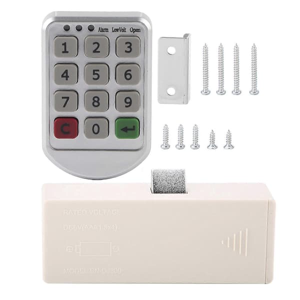 SSRGV ABS plastpanel Digital elektronisk intelligent lösenordsknappsats Nummer Skåpdörrkodlås