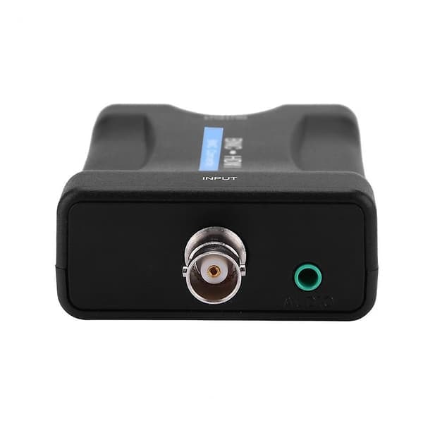 BNC til HDMI-konverter 1080P videoadapter overvågningsskærm + USB-kabel X