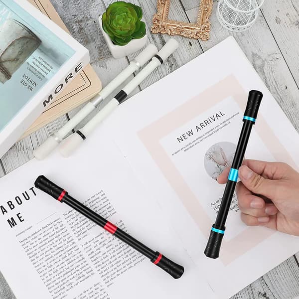 4 Pcs Finger Pen Spinning Mod Gaming Spinning Pen with Weighted Ball Finger Rotating Pen
