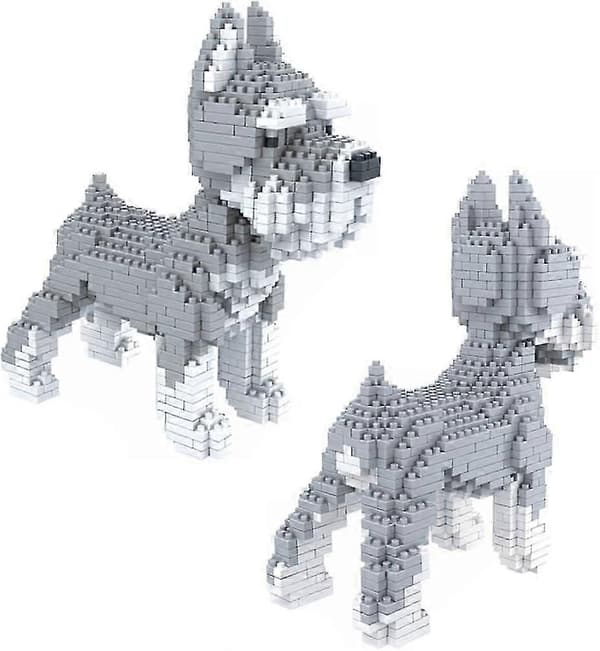 Julefigur til at samle med nanoblocks (stil 5)