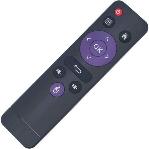 Pakke med 2 erstatningsfjernkontroller for MXQ H96 X88 Pro TV-boks