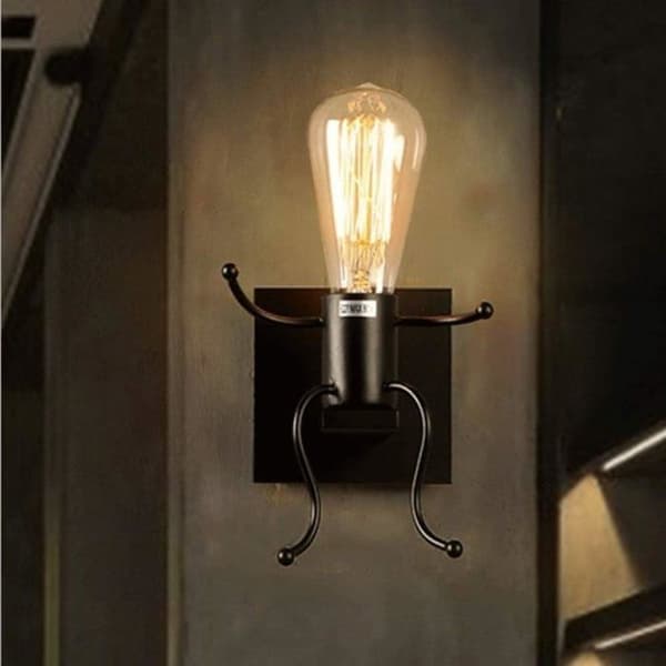 E27 Retro Vägglampa i Metall för Matsal, Vardagsrum, Sovrum, Inomhusbelysning