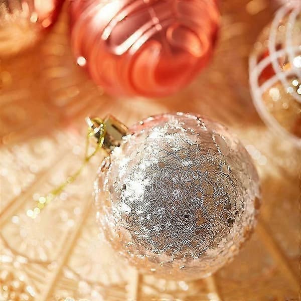 6cm8cm orange julkula bronsmålad galvaniserad kula presentförpackning champagne guld julgran fönsterdekoration 8cm älg brons