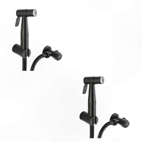 Håndholdt Bidet Sprøjte Rustfrit Stål til Badeværelse og Toilet Dobbeltsidet 2 STK Dobbeltsidet 2 STK Double-sided 2PCS