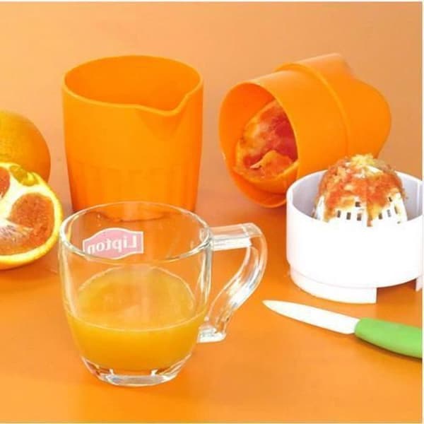Citruspress - Manuell - ABS-plast - Orange - 9 x 17,5 cm