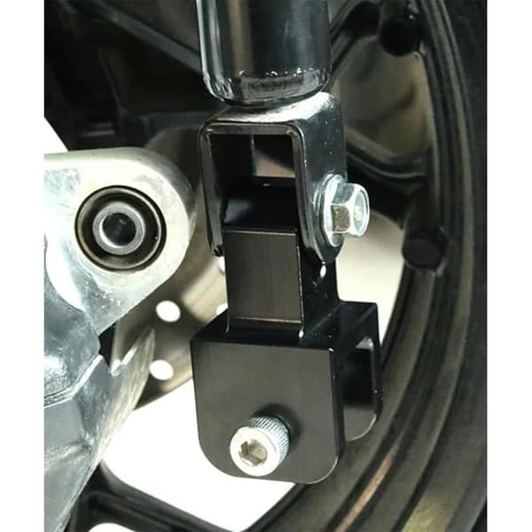 Støddæmperforhøjer - 1 Stykke - Aluminiumslegering - Vibrationsreduktion - Motorcykel Quad ATV - Sort
