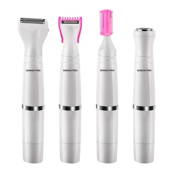 IC Epilator til kvinder, epilator til ansigt, shaver til intimområdet, 4-i-1 Hvid