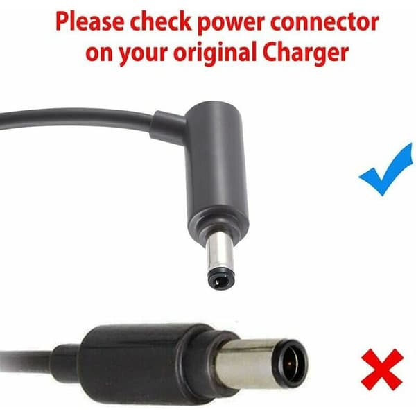 Oplader, Dyson, V6, V7, V8, adapter, til støvsuger, hurtigoplader
