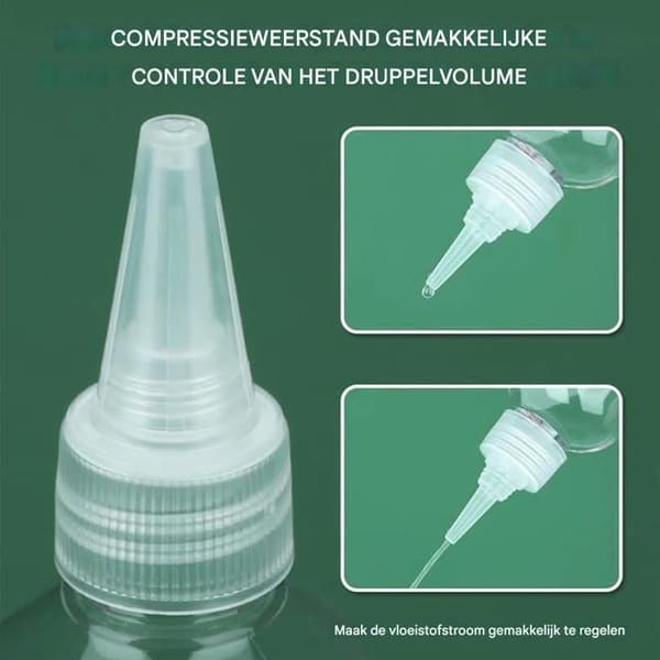 Förpackning med 12 genomskinliga flexibla flaskor – 100 ml flexibla plastflaskor med läckagesäkert lock – Praktiska doseringsflaskor