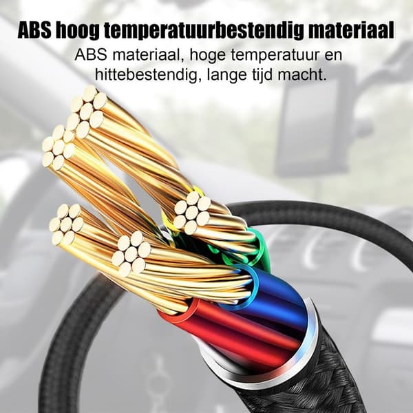 220V til 12V AC/DC-omformer 2A 24W, strømadapter med sigarettennerplugg, automatisk biltransformator