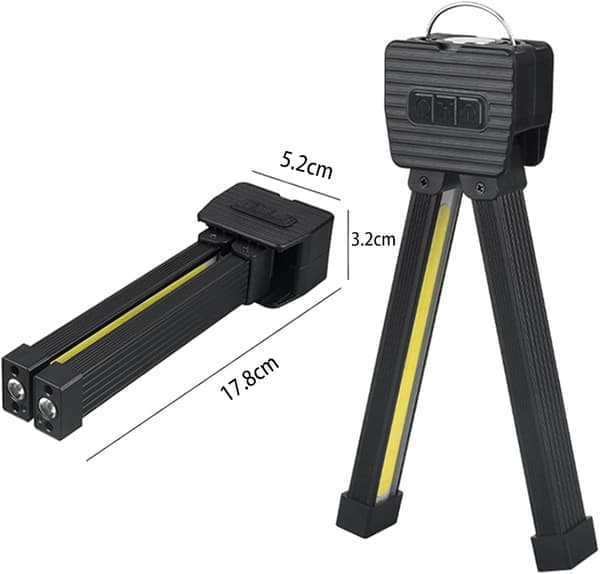 Posing Gym Light – Bærbar magnetisk LED-lampe, genopladelig foldbar med 7 dæmpningsniveauer