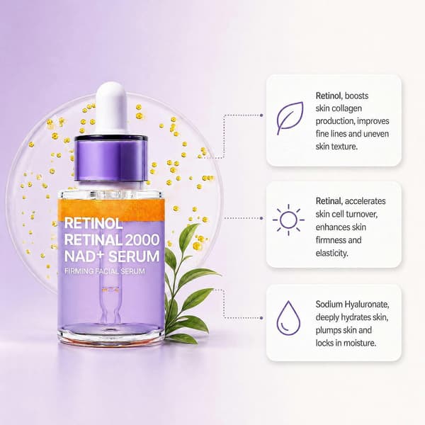 Retinol 2000 NAD+ Serum Opstrammende Ansigitserum 30ml