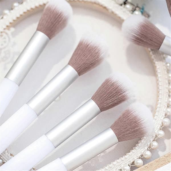 Lille talje makeupbørste manicurebørste børste blushbørste løs pudder PU7588