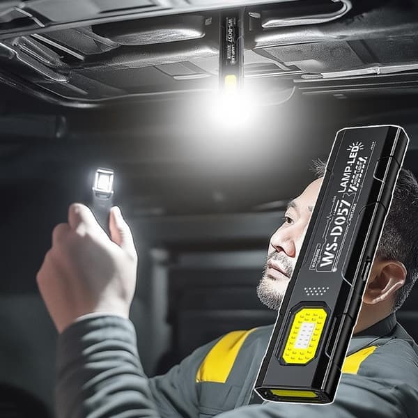 2 kpl USB-C ladattava taskulamppu – 550 lumenin LED, 5 valotilaa, 400 mAh, kannettava EDC-taskulamppu