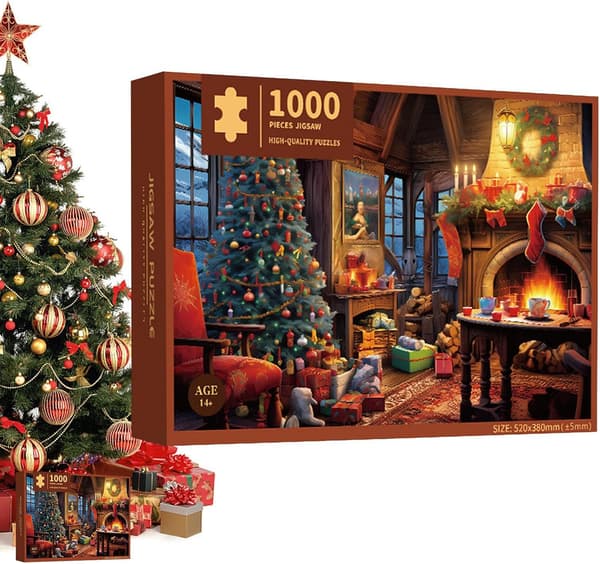 Joulukalenteripalapeli 1000 palaa Joulukalenteripalapeli Countdown Calendar Countdown Box Palapeli aikuisille lapsille A