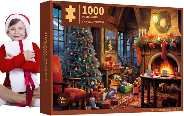 Joulukalenteripalapeli 1000 palaa Joulukalenteripalapeli Countdown Calendar Countdown Box Palapeli aikuisille lapsille A