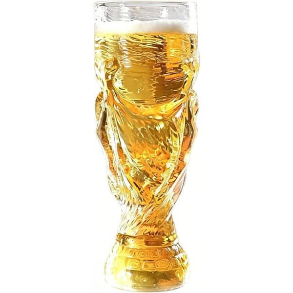 Världscupölglas, designade som en fotbollstrofée (850ML)