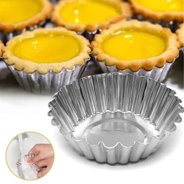 10 stk. Metalbageforme - Muffinform - Småkager - Forme