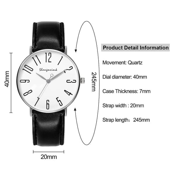 Klocka Kvarts Armbandsur 3 3