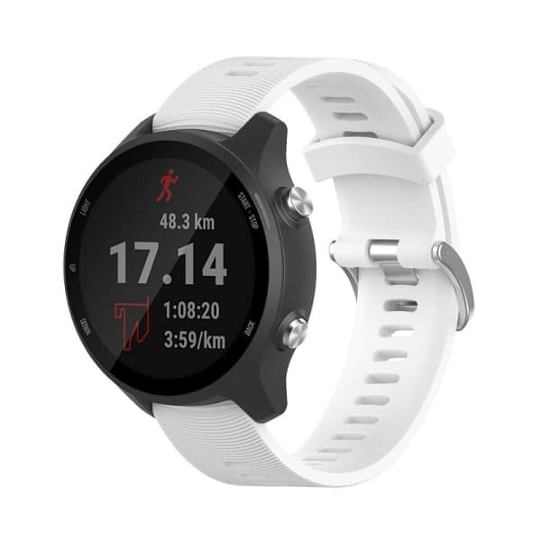 IC Urrem Hvid 20 mm Garmin Forerunner 245 Hvid 20 mm