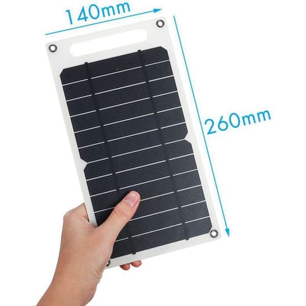 (1 stk) 6V bærbart solcellepanel med stabil USB-batterilader, egnet for lading av mobiltelefoner i fullt sollys