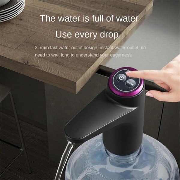 Vandpumpe i plast, elektrisk til husholdnings intelligent vand Sort Black