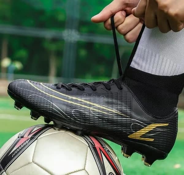 Fotballsko for barn, gutter og jenter, svart