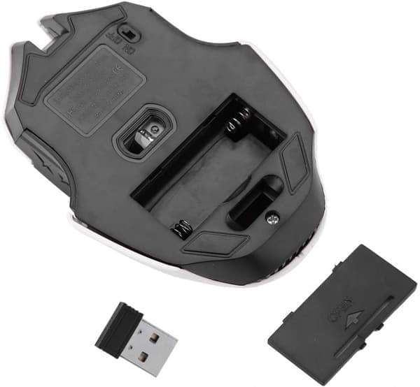 USB trådløs mus til bærbar computer, 2.4G trådløs mus 10m optisk