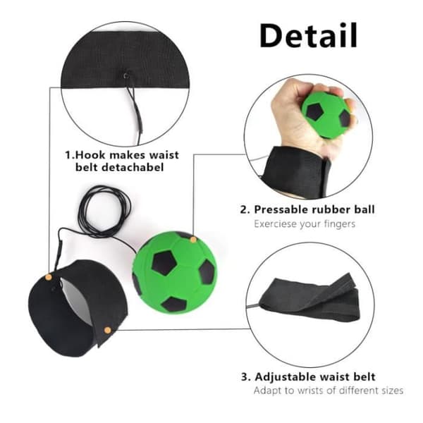 Håndledsreturbold - Uspecificeret - 4 stk. - Elastisk - Multisport - Hvid