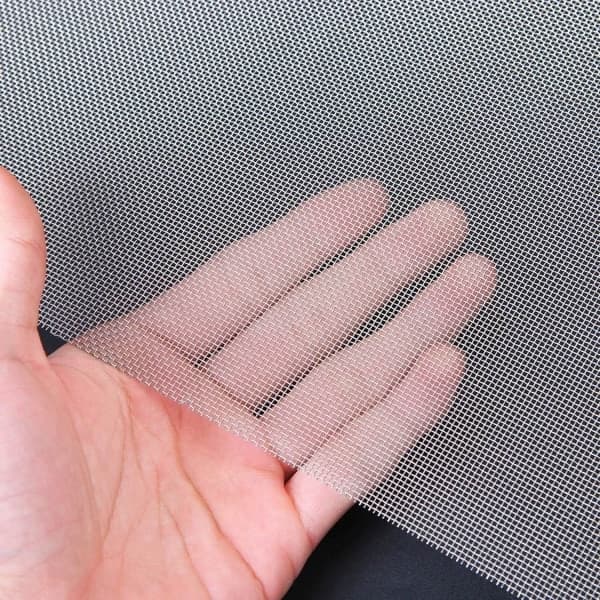 2 stk. ventilasjonsnett i rustfritt stål, 20 mesh, metall, insektnett