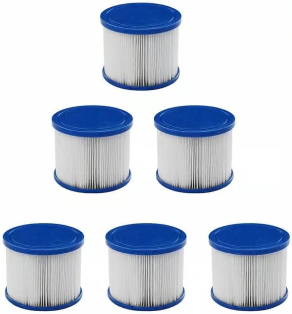 Kompatibel med AREBOS filterpatroner til spabade og boblebade (6 stk.)_yu