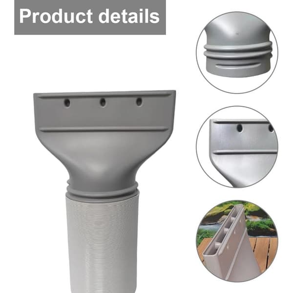AC Fönsteradapter – Platt slangadapter för tältavgas- och ventilationssystem