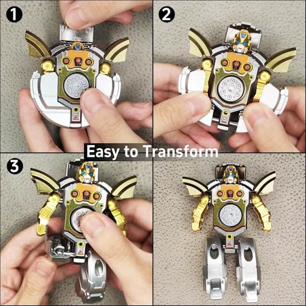 Transformerbare Fidget Spinners – 3 Deformerbare Robot Spinners til Børnefester & Stresslindring