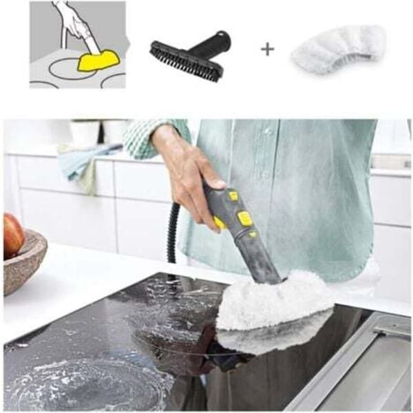 Til Karcher SC1 SC2 SC3 SC4 SC5 håndbørste, udskiftning af damprenser tilbehør, håndbørste + dampmoppe