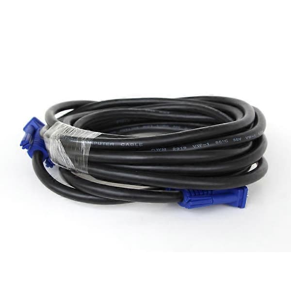 3m 15-bens 3+6 VGA-kabel i rent kobber til computer til TV-projektor HD-datakabel