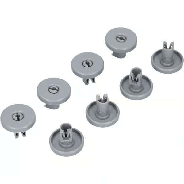 8 hjul till diskmaskinens underkorg, passar AEG Electrolux