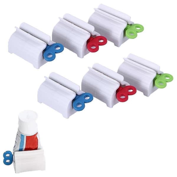 Tubesqueezer til tandpasta, håndcreme, kosmetik, 6 stk.
