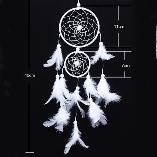Unisieppari höyhenpunos PUNAINEN punainen red
