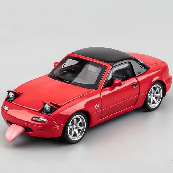 Mazda Miata MX5 Leketøybil 1/32 Diecast Modellbiler, Billeker for Barn 4-7 År Miata Gave til Gutter 3-5 År, (FQ)