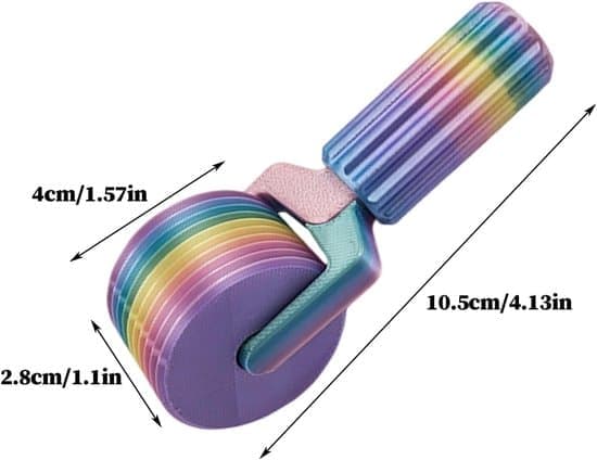 5D Diamond Art Maleri Rulleværktøj, 3D Printet Gradient Farve Presserulle til Fuld Bore Rhinestone Broderi, DIY Håndværk Tilbehør